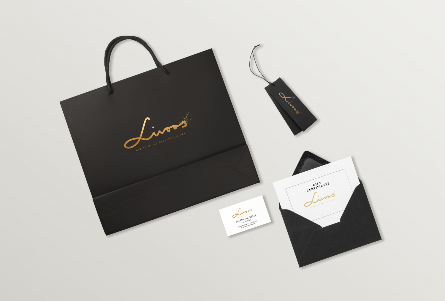 Identity Design and Art Direction for luxury retail brand