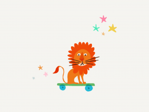 Circus illustration for toyshop website